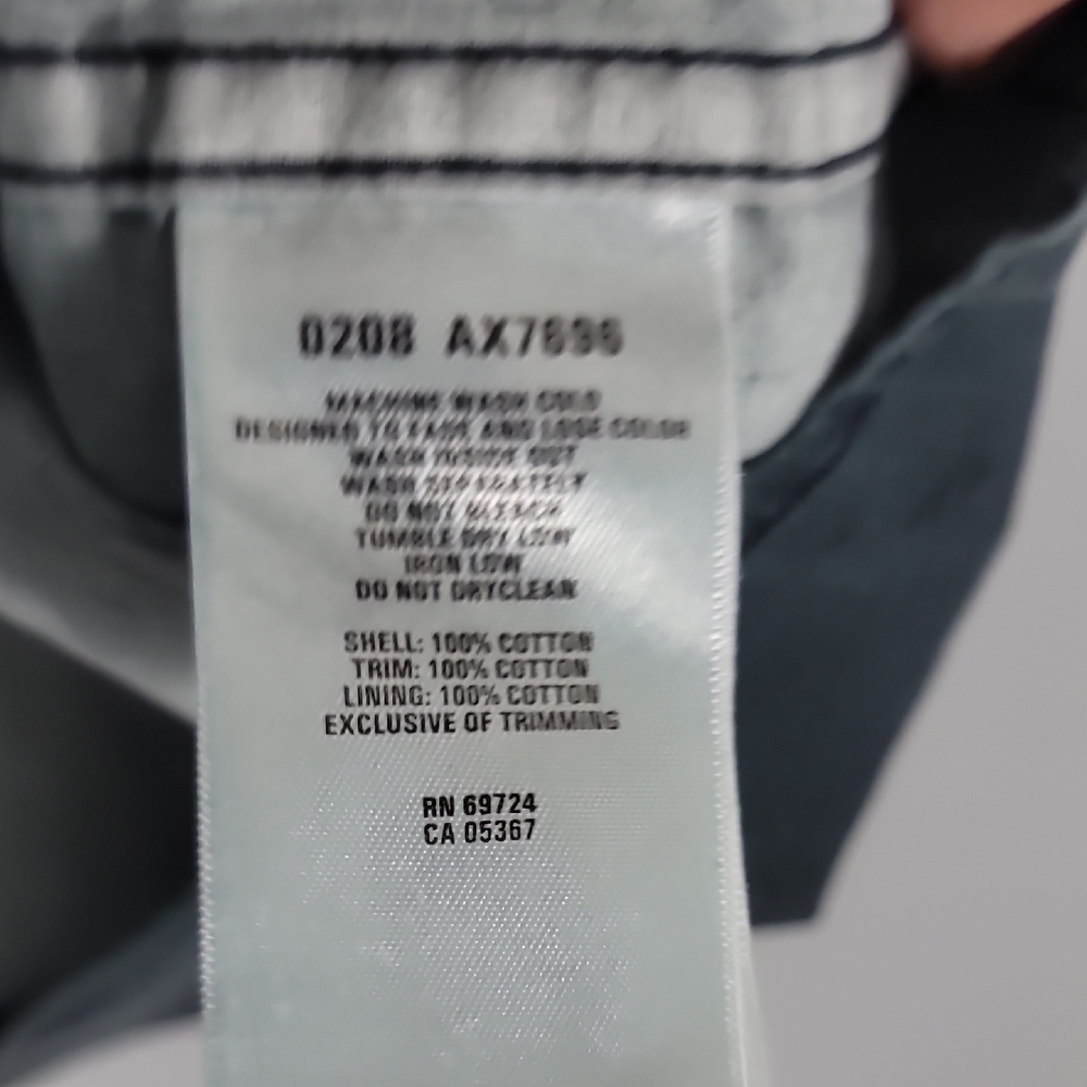 Columbia Canvas Big & Tall Gray Lightweight Shirt Jacket Casual Style - Picture 4 of 7
